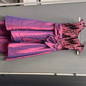 Bonnie Jean Pink and Purple Formal Kids Dress